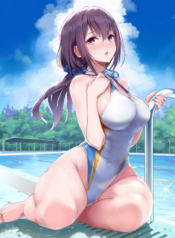 รอเธอสิบแปดบวก [Nylon 100% (Nylon)] Kyonyuu ga Nayami no Suiei Buin อ่านมังงะ